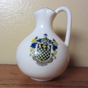 W.H. Goss crested heraldry china vintage Dewsbury (GC040 Grace)